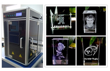 중국 공기 4000HZ 3D 냉각 레이저 조각 기계 다이오드는 유리제 결정을 위해 양수했습니다 공장